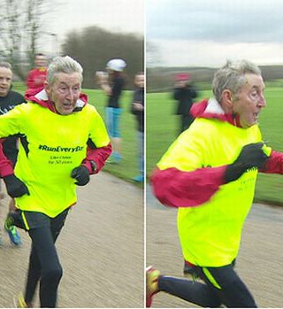 Ron Hill, 76, completes 50-year run feat in Heaton Park
