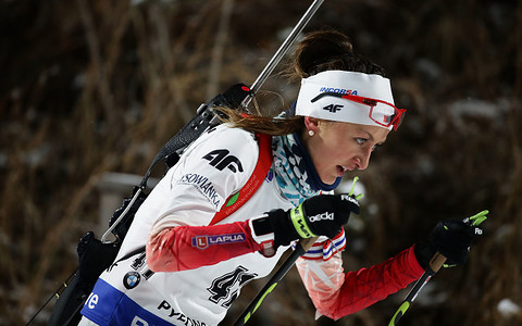 Walka Hojnisz o punkty w biathlonowym Pucharze Świata
