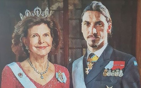 Ibrahimovic is shocking Sweden by creating himself as her king