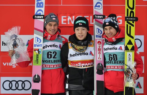 Engelberg: Zyla second, Stoch third, Kobayashi wins