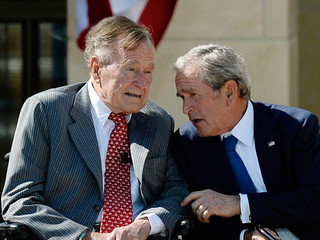George H.W. Bush rushed to the hospital 