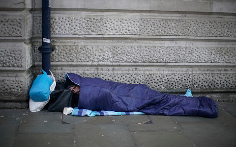 Londyn ma 25 proc. brytyjskiej populacji bezdomnych