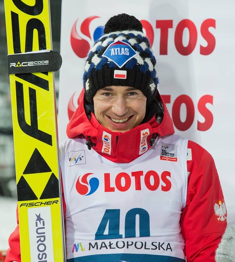 Kamil Stoch is the Polish champion in ski jumping