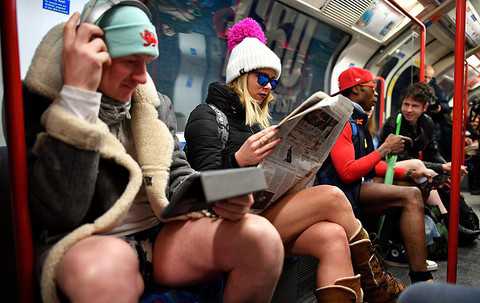 Wkrótce "Dzień bez spodni" w londyńskim metrze