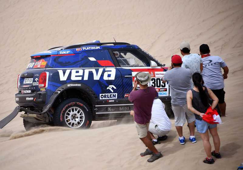 Dakar Rally: Przygoński third in the eighth stage