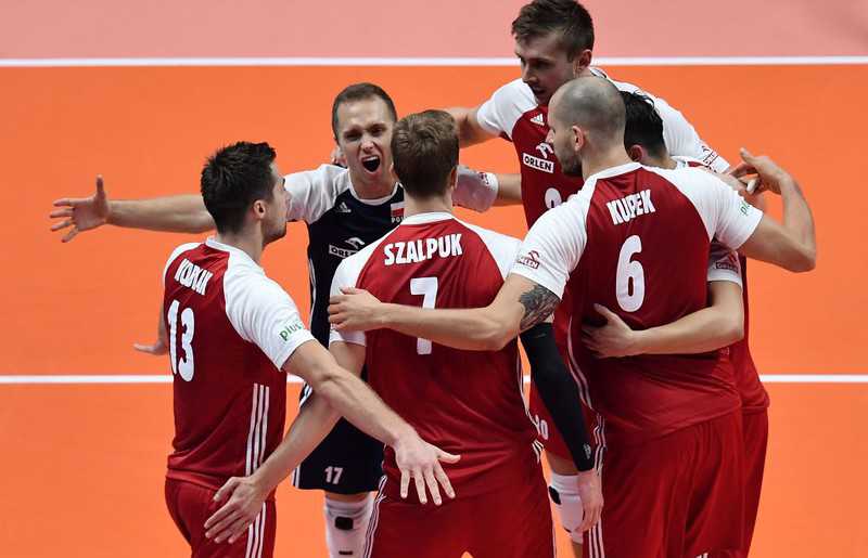Polish volleyball players met their rivals during the European Championship