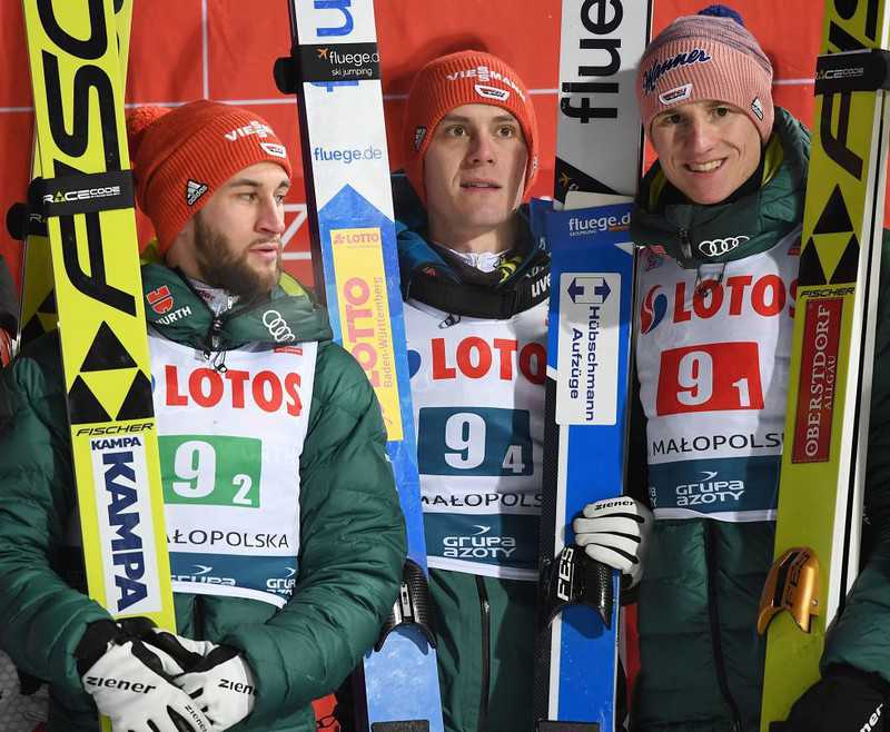 Ski Jumping World Cup: Germans win, Poland on third place