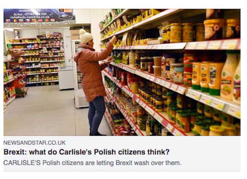 Co o Brexicie myślą Polacy z angielskiego Carlisle? 