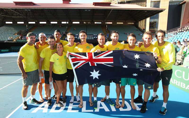 Australia, Serbia close in on Davis Cup finals
