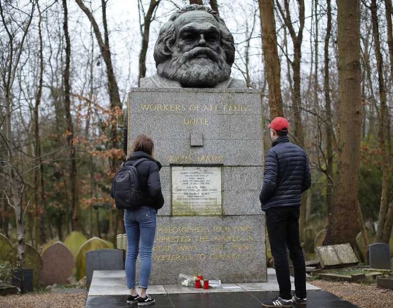 Zdewastowano grób Karola Marksa w Londynie