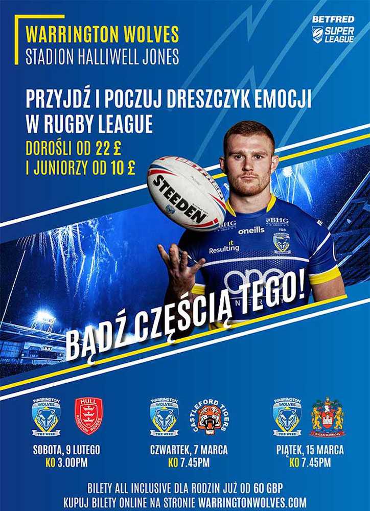 Warrington Wolves are reaching out to the local Polish community with a new marketing campaign