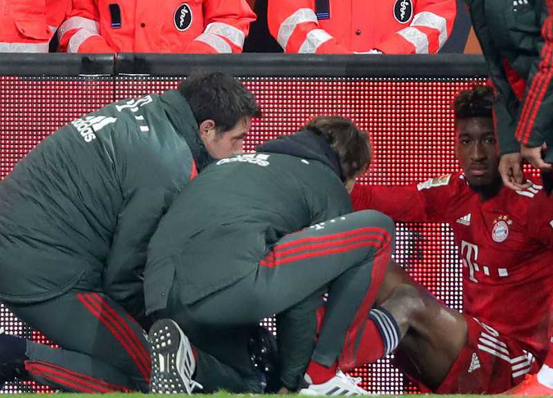 Kovac fearful over fresh Coman ankle injury
