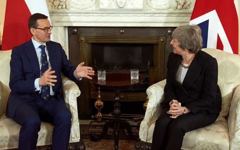 The Polish Prime Minister talked with Theresa May