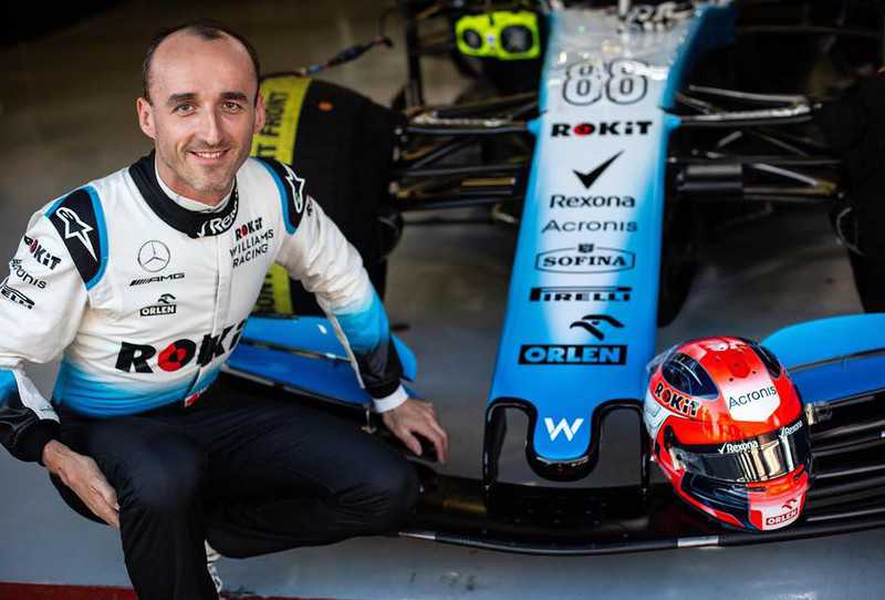 Kubica is testing the Williams car again