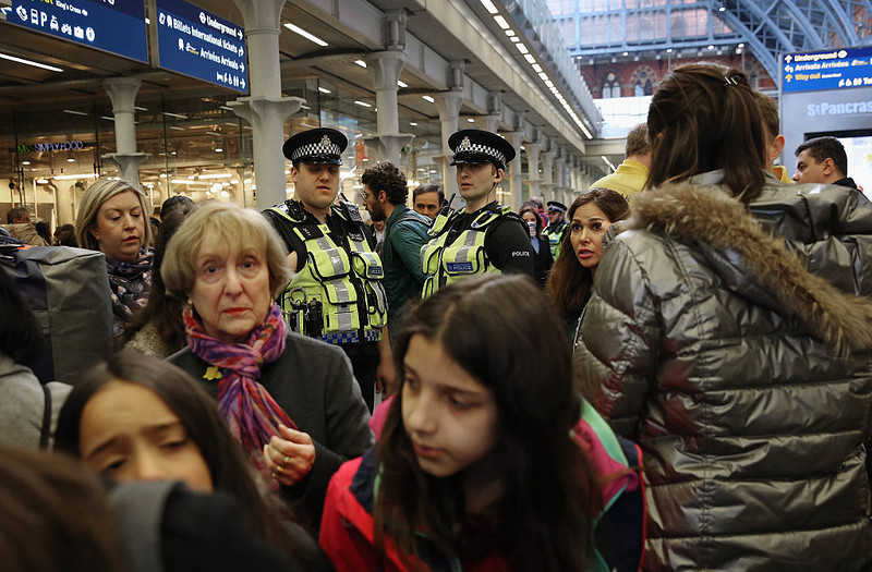 Londyn: Fałszywy alarm pożarowy na stacji metra St. Pancras