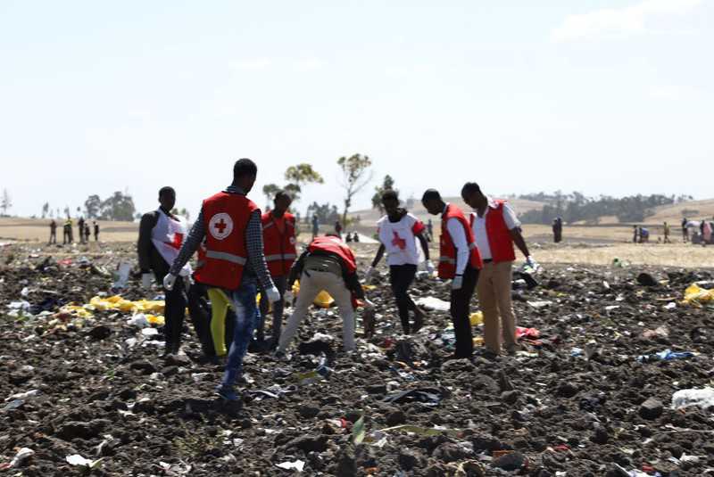 Etiopskie linie: Nikt nie przeżył katastrofy lotniczej. Zginęło 157 osób 