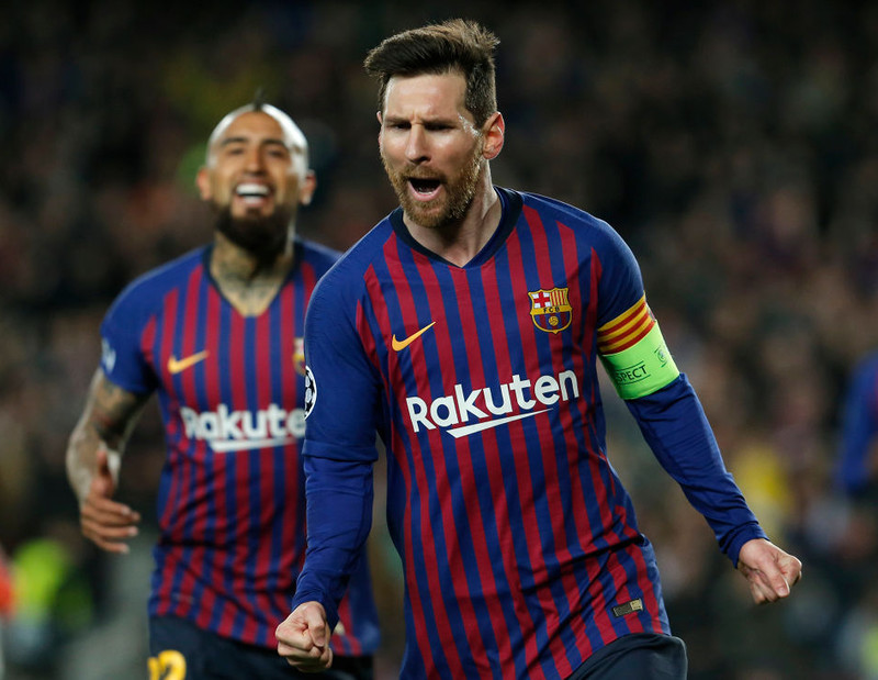 Barcelona in the quarterfinals and praise for Messi