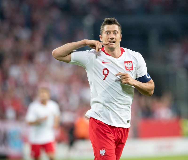 Lewandowski for the 103rd time in the national team