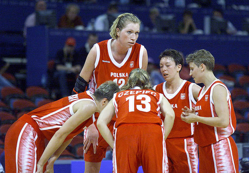 Małgorzata Dydek at the FIBA Hall of Fame