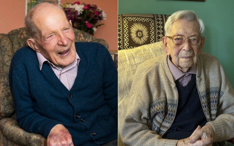 Britain's oldest men turn 111 years old