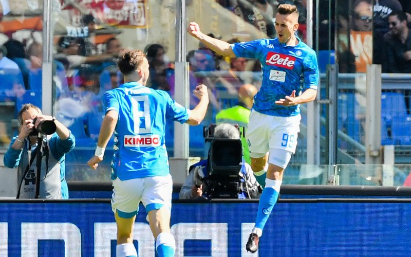 Milika's perfect goal for Napoli