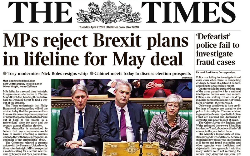 It's back to square one': Brexit dominates papers after night of 'despair'