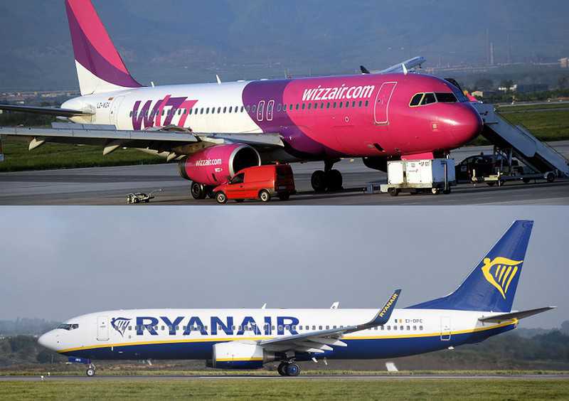 Ryanair i Wizz Air nie zapłacą milionowych kar za opłaty bagażowe