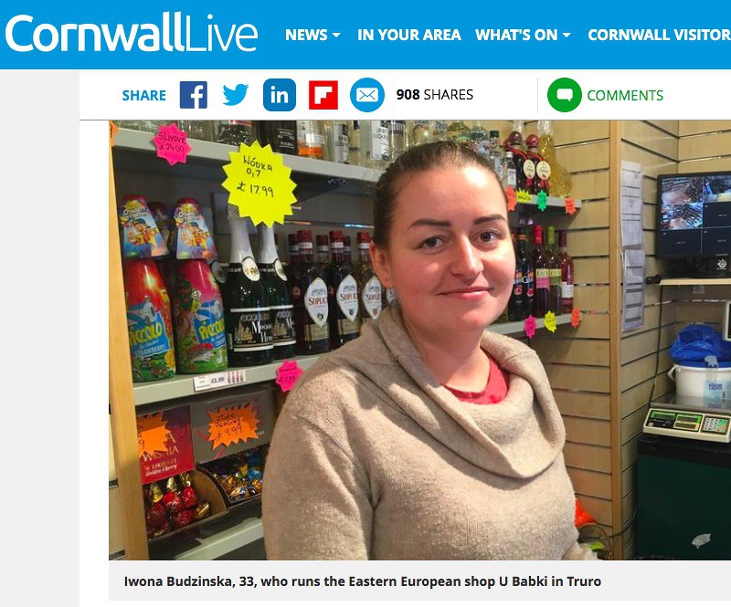 Polish shop owner says European workers leaving Cornwall ahead of Brexit