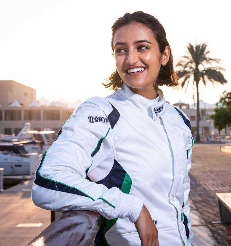The first Saudi race behind the wheel of the Formula 4 car