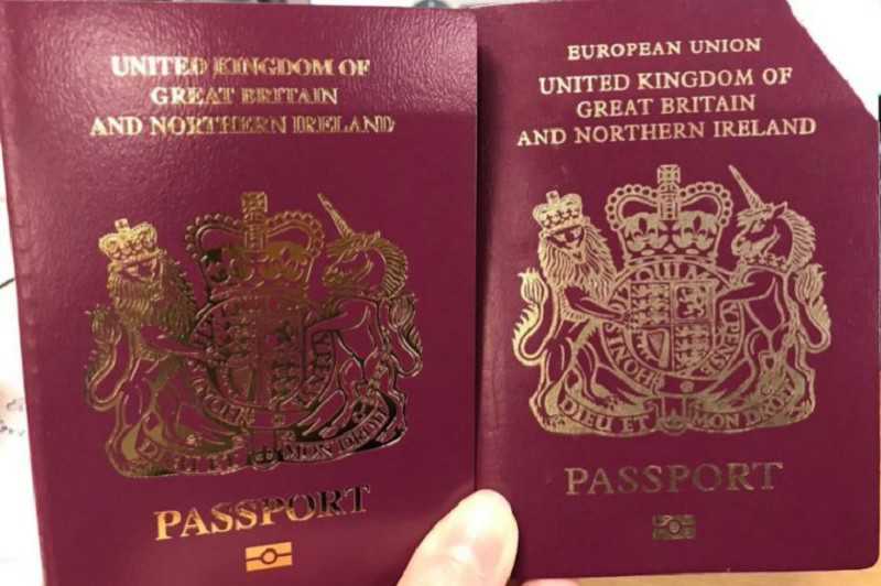 UK removes 'European Union' title from British passport