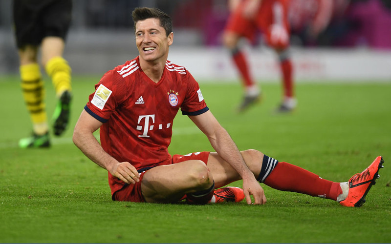 Lewandowski for the second time with the highest note of "Kicker"