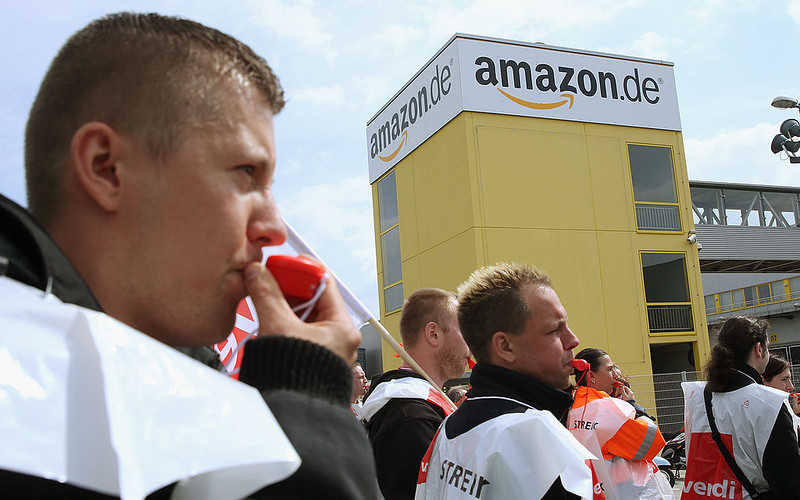 Amazon workers strike at four German warehouses