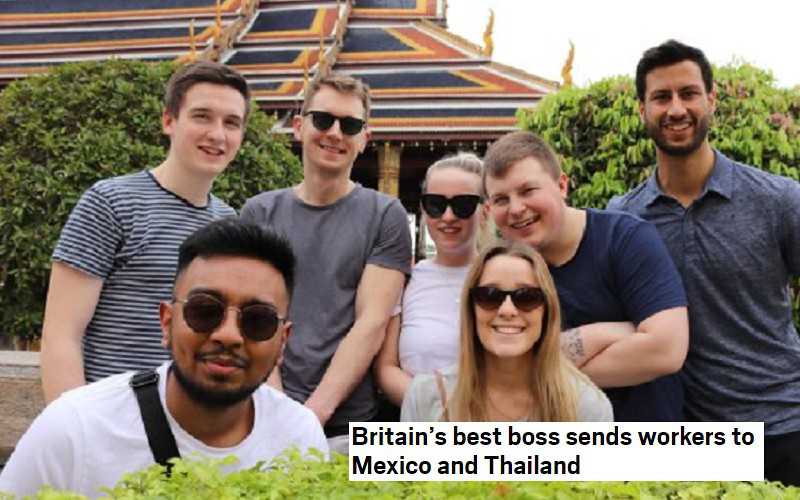"Najlepszy szef w UK" wysyła pracowników na urlop do Meksyku i Tajlandii