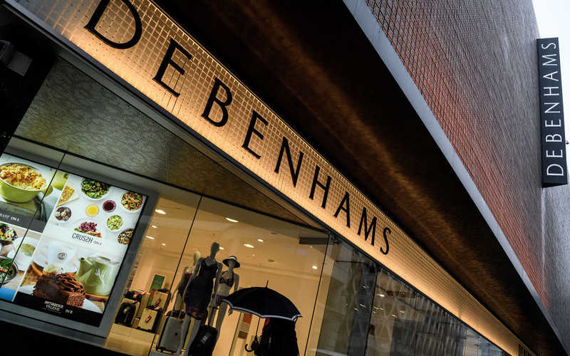 Debenhams podał listę 22 sklepów do zamknięcia