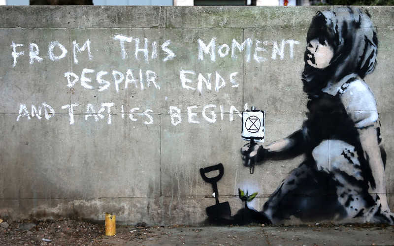 Zagadkowe graffiti w Londynie. Czy to Banksy?