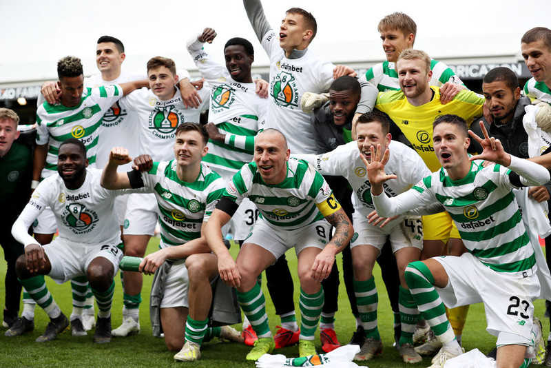 Celtic complete eighth-successive Scottish Premiership title with victory over Aberdeen