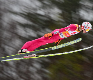 Twelve Polish ski jumpers in Zakopane 
