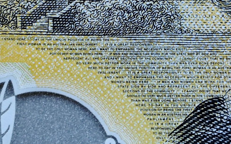 Australia: 46 mln banknotów z literówką
