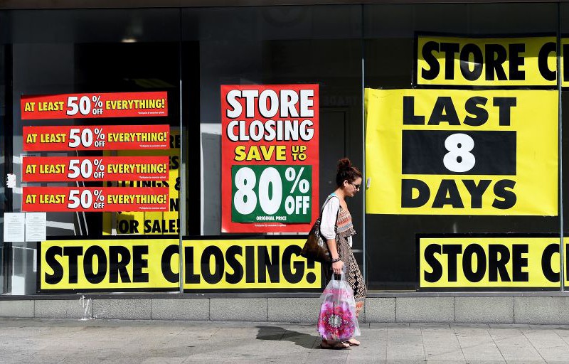 Z brytyjskich ulic znikają kolejne sklepy