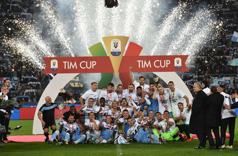 Lazio beats Atalanta 2-0 to win Italian Cup 