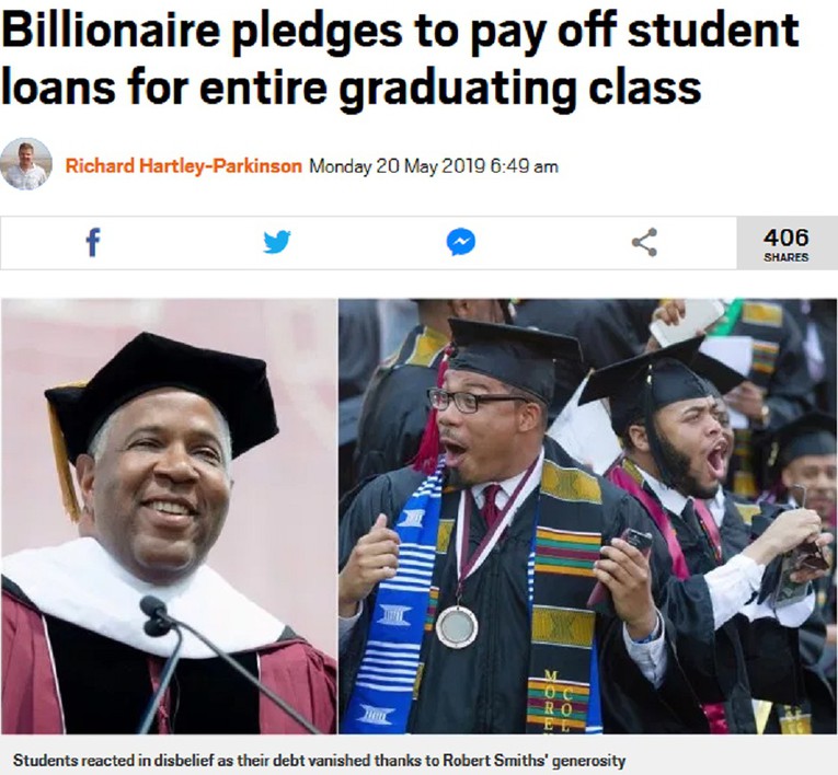 USA: Miliarder spłaci studenckie pożyczki
