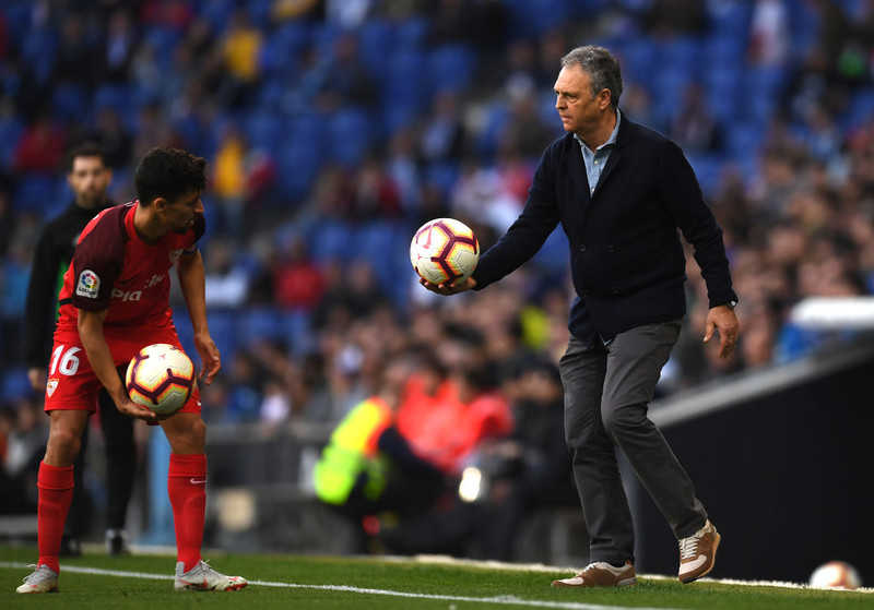  Spanish Football Caparros leaves post as Sevilla coach