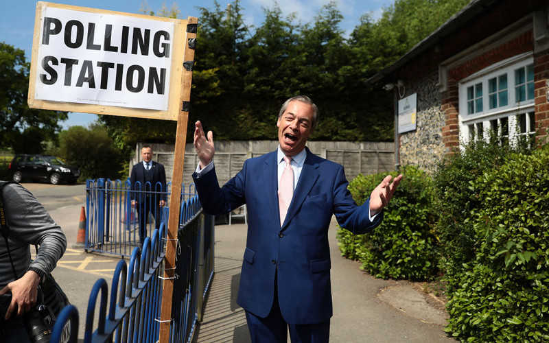 Nigel Farage's Brexit Party set to win most UK seats in EU vote