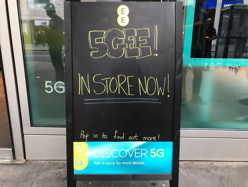 EE switches on the UK's first 5G phone network in six cities