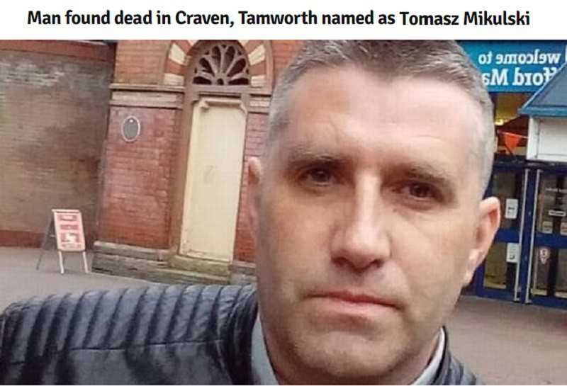Polak znaleziony martwy w domu w Tamworth