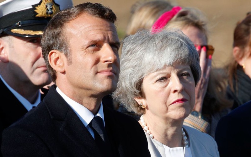 D-Day: May and Macron in France to mark 75th anniversary