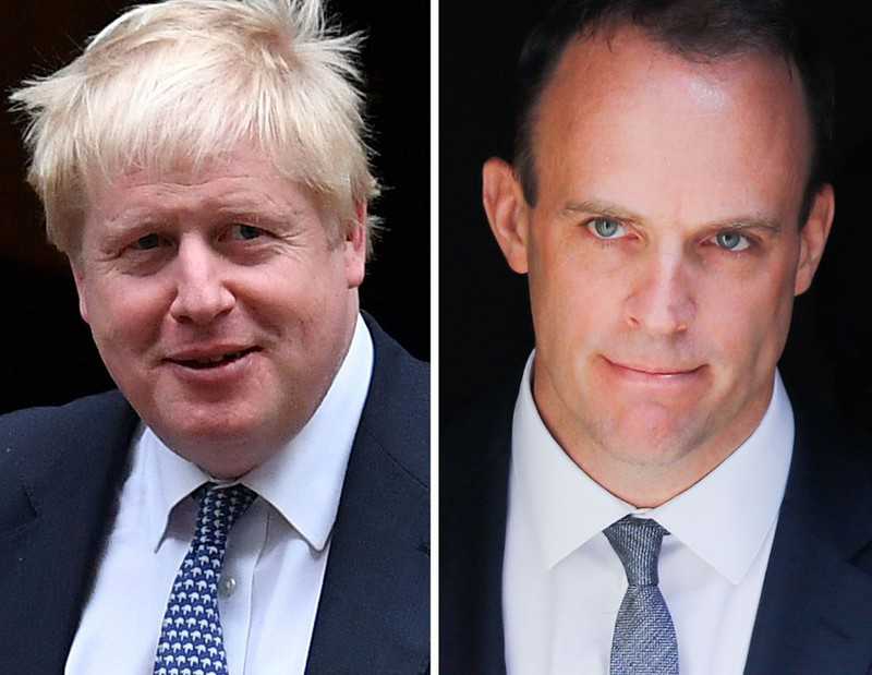 Dominic Raab attacks rival Boris Johnson