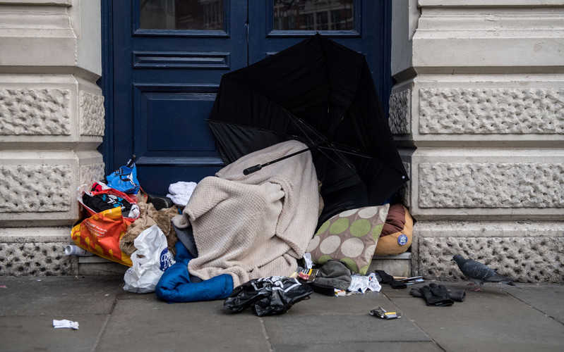 Rekordowa liczba bezdomnych w Londynie