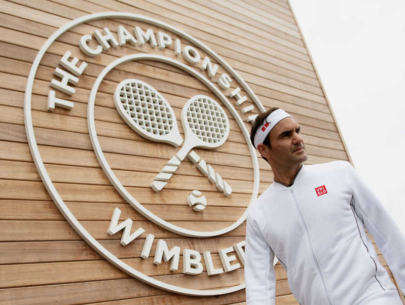Wimbledon: Federer jako pierwszy wygrał 350 meczów w Wielkim Szlemie