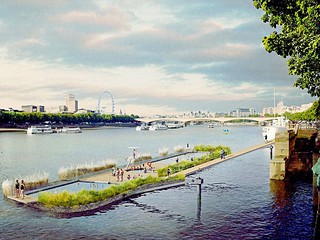 Plans for open-air swimming pool in the middle of the Thames are underway